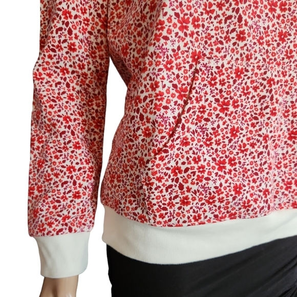 Cat & Jack Floral Hoodie Sweatshirt - Picture 4 of 9